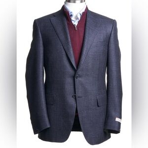 Canali Kei Sport Coat – Soft Shoulder Italian Luxury Blazer, Modern Slim Fit,